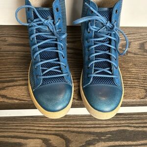 Diesel Men’s High-Top Sneakers – Blue – Size 8.5 – New